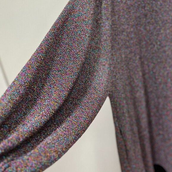 SHOW ME YOUR MUMU sure thing mini dress in rainbow shimmy shine Size S - Picture 7 of 11